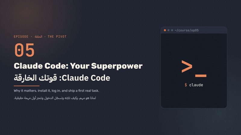 Claude Code: قوتك الخارقة